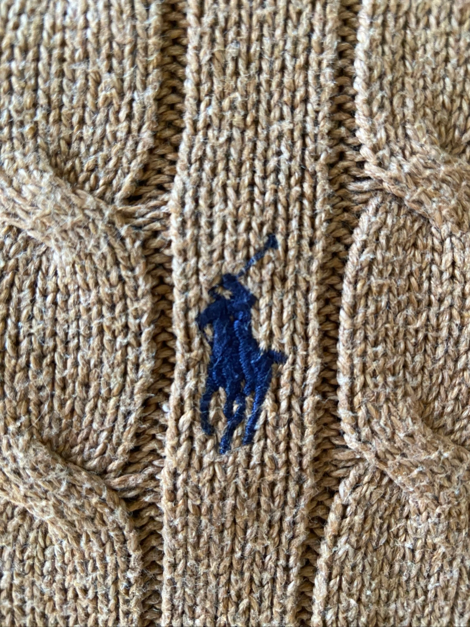 Polo Ralph Lauren Twisted Sweater – Beige – Size M – photo 3